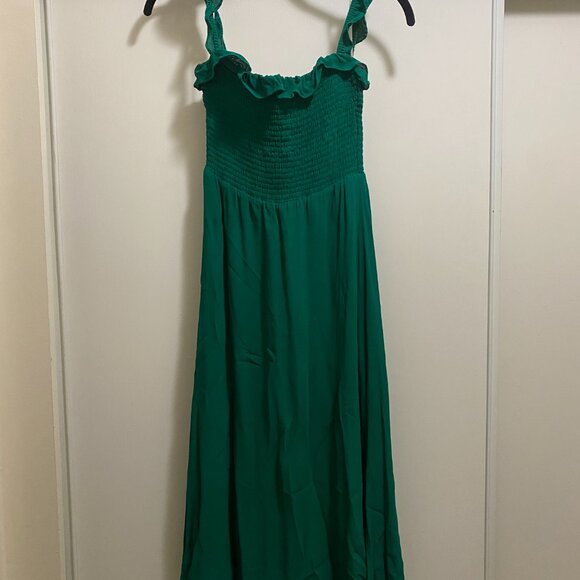 Green Reformation Midi Dress - Picture 2 of 5